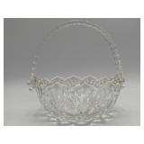 Vintage Mikasa 'Roxborough' Crystal Basket Bowl