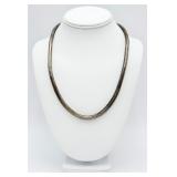 Silver-tone Necklace w/ 925 Clasp