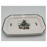 Vintage Nikko Christmastime Relish Serving Tray