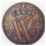 1861 Bronze 1 Cent Piece