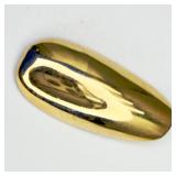 14K Gold Press on Nail