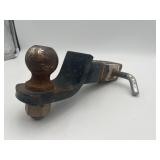 Steel Trailer Hitch Ball Mount w/ 2-inch Ball