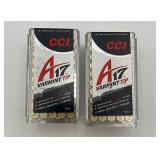 2 Boxes of 50 17HMR 2650 FPS 17 gr Varmint Tip