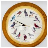 VTG National Audubon Society Singing Bird Clock