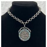 "Judy Lee" Fancy Monogram Necklace