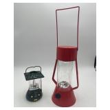 2 Portable Battery-operated LED Camping Lanterns