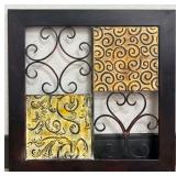 Multicolored Metal Wall Art