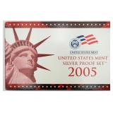 2005-S U.S. Mint Silver Proof Set w/ COA