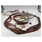 Lot of Belts, Perfume & Fashion Jewelry