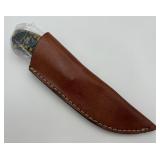 Hand-made Damascus Steel Hunting Knife