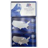 3 2004 U.S. Mint 50 State Quarters Proof Sets COA