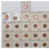 21 Proof & Uncirculated Lincoln Pennies