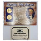 2008 Martin B. 24K G.P. Presidential $1 Coin Set