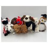 10 Vintage Ty Teenie Beanie Babies