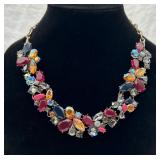 Beautiful "J.Crew" Exuberant Mixed Color Necklace