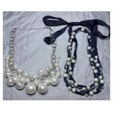 2 Fashion Pearl Necklaces
