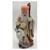 Vtg Chinese Famille Rose "Shou Lao" Porc. Figurine