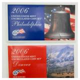 2006-P & 2006D U.S. Mint Uncirculated Coin Sets