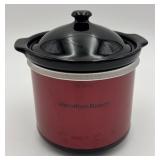 Mini Red Hamilton Beach Slow Cooker