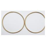 2 Gold-tone Chokers