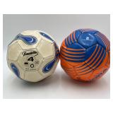 2 Soccer Balls Size 4