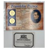 2011 Franklin P. 24K G.P. Presidential $1 Coin Set