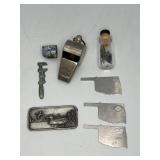 VTG Whistle, Duck Buckle, Charms & Novelty Curios
