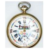 VTG Mastrix 17 Jewel Pocket Watch Swiss Made