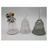*3 Gorgeous Crystal Bells