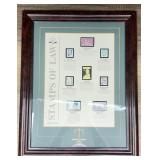 Framed "Stamps of Law" 2nd Edition