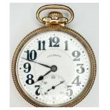 ANTQ 10K G.F. Illinois 21 Jewels Bunn Pocket Watch