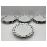 12 VTG Noritake "Pinetta" Salad Plates
