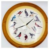 VTG National Audubon Society Singing Bird Clock