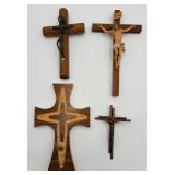 4 Cross Wall Decor