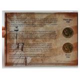 2007 James M. 24K G.P. Presidential $1 Coins Set