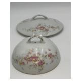 2 Antique Victoria Czechoslovakia Replacement Lids