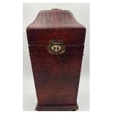 Decorative Faux Crocodile Storage Box