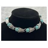 Vintage Silver Bell Flower Neckkace