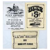 Old West Sign Replicas