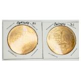 2 Uncirculated Tokens