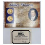 2008 James M. 24K G.P. Presidential $1 Coin Set