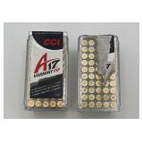 2 Boxes of 50 ea 17HMR 2650 FPS 17 gr Varmint Tip