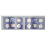 2 2007 U.S. Mint 50 State Quarters Proof Sets COA
