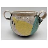 Handmade Ceramic 2-handled Vessel