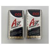 CCI 2 Boxes of 50 .17HMR 2650 FPS 17 grain Ammo