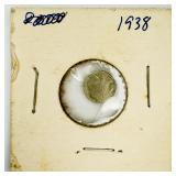 Miniature 1938 Buffalo Nickel Novelty Token
