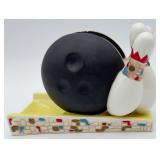 VTG Bowling Napkin Cigarette Holder/Ashtray