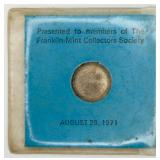 1973 Franklin Mint Collectors Apollo 14-Mini Coin