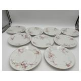 9 Antique Victoria Czechoslovakia Salad Plates
