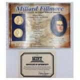 2010 Millard F. 24K G.P. Presidential $1 Coin Set